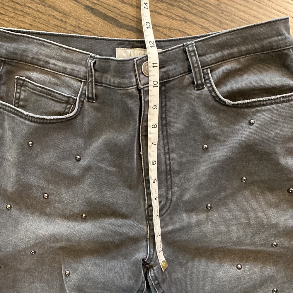Joie Embellished Jeans Black 30 GUC - Picture 4 of 8